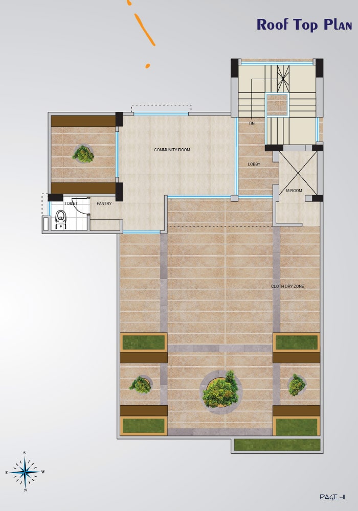 Assure Noborong Roof Top Floor Plan