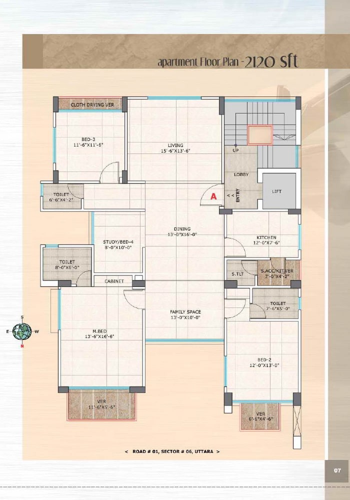 Assure Nokkhottro Apartment Floorplan