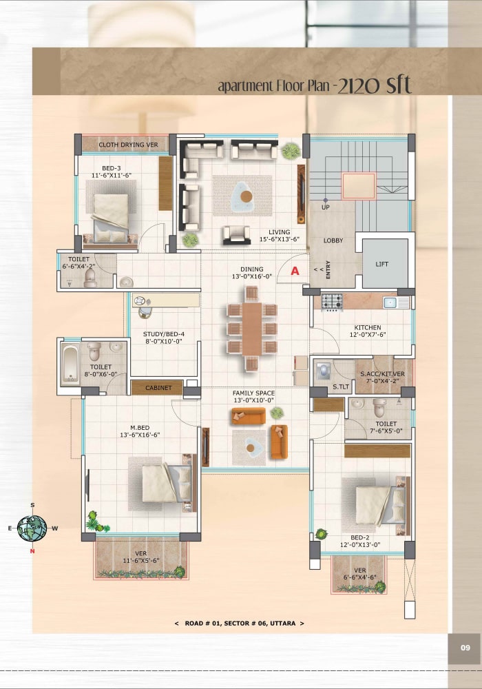 Assure Nokkhottro Conceptual Furniture Layout