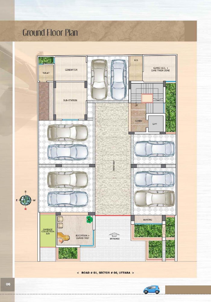 Assure Nokkhottro Ground Floorplan