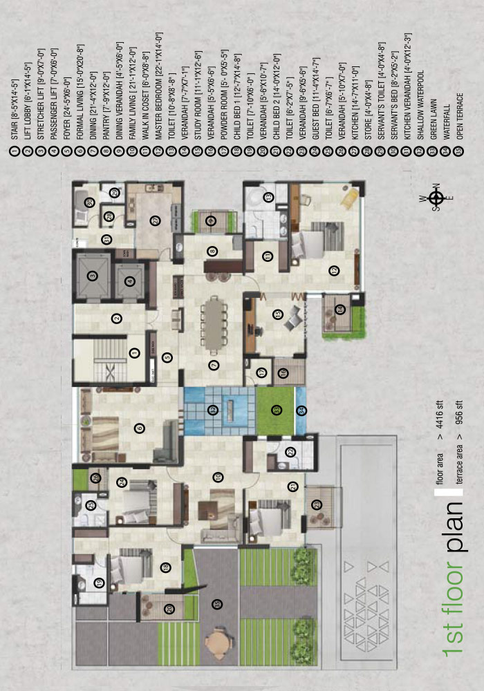 Assure Oasis 1st Floor Plan