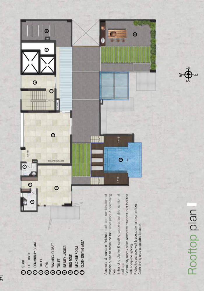 Assure Oasis Roof Top Plan