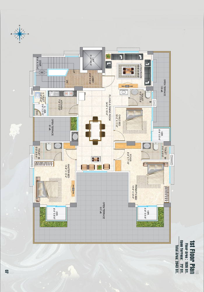 Assure Ontorakkhi 1st Floor Plan