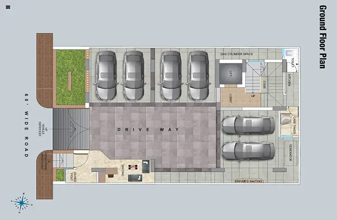 Assure Opurba Ground Floor Plan
