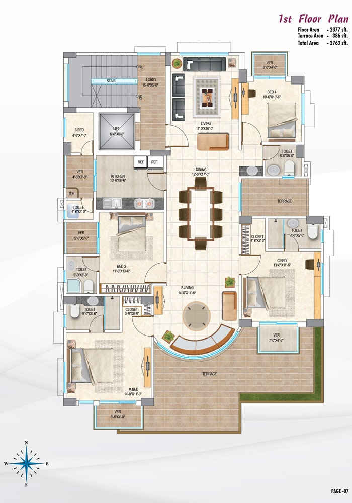 Assure Palki 1st Floor Plan