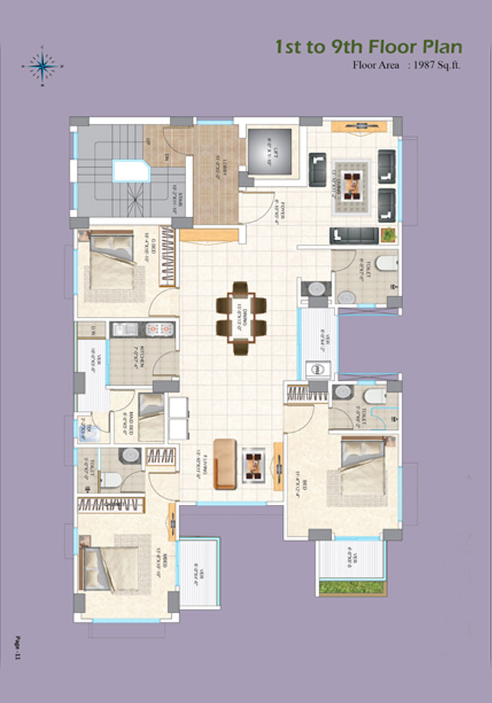 Azim Assure Park Point Floor Plan