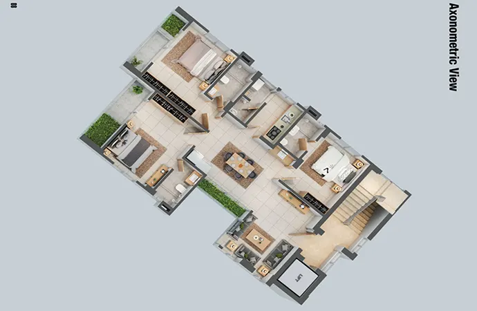 Assure Parthib Axonometric Plan