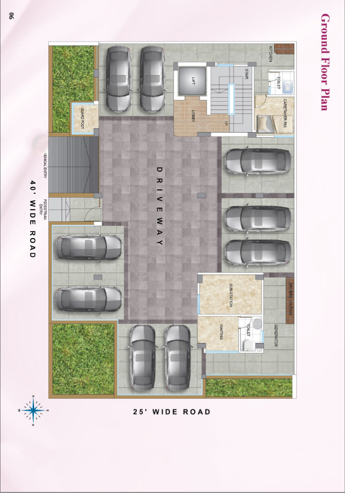Assure Pink Pearl Ground Floor Plan