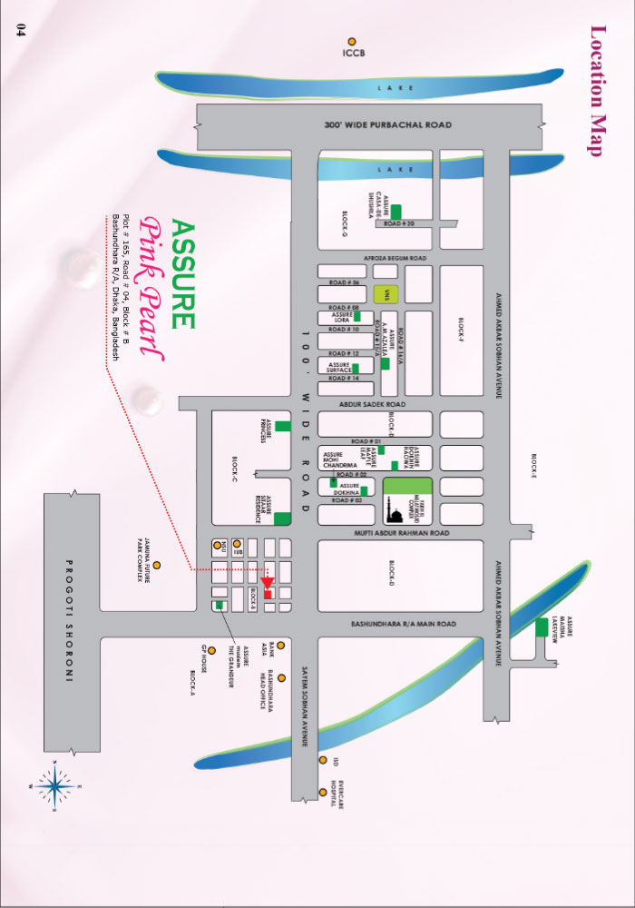Assure Pink Pearl location Map