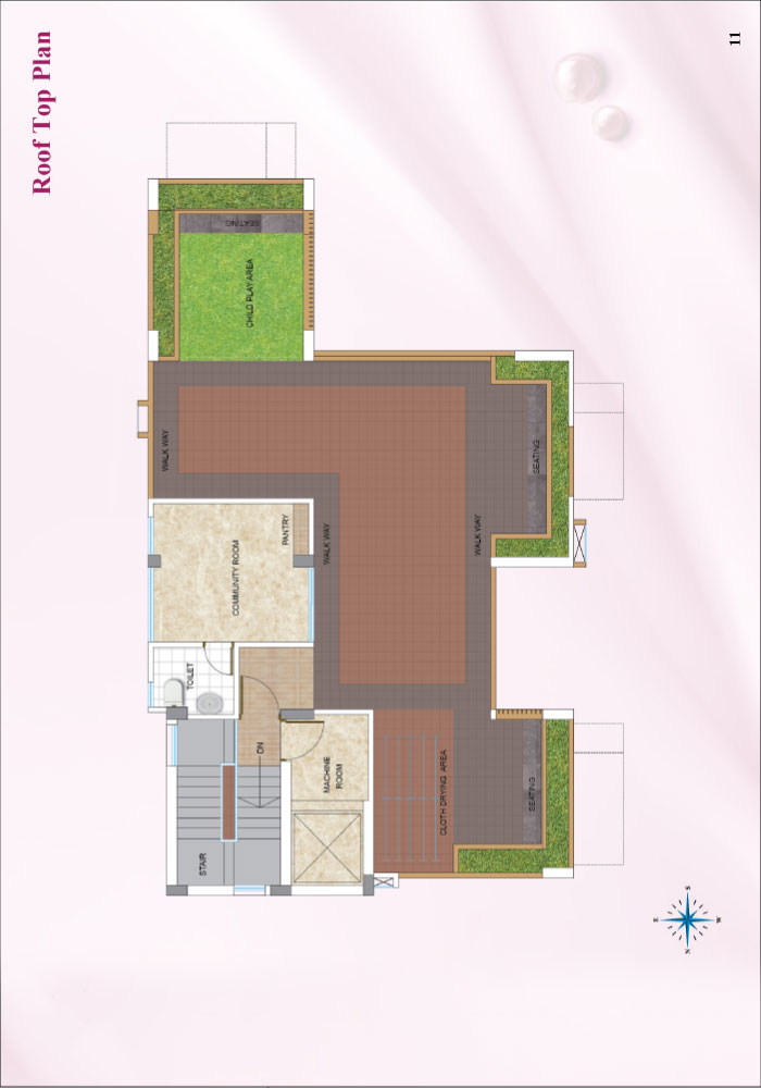 Assure Pink Pearl Top Floor Plan