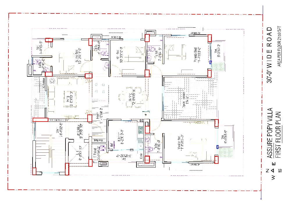 Assure Popy Villa 1st Floor plan