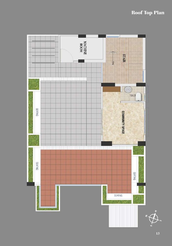 Assure Prince Villa Roof Top Plan