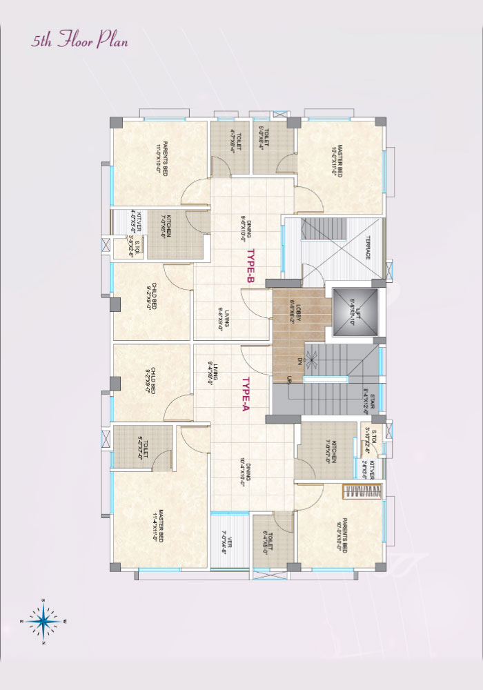 Assure Rhyme 5th Floor Plan