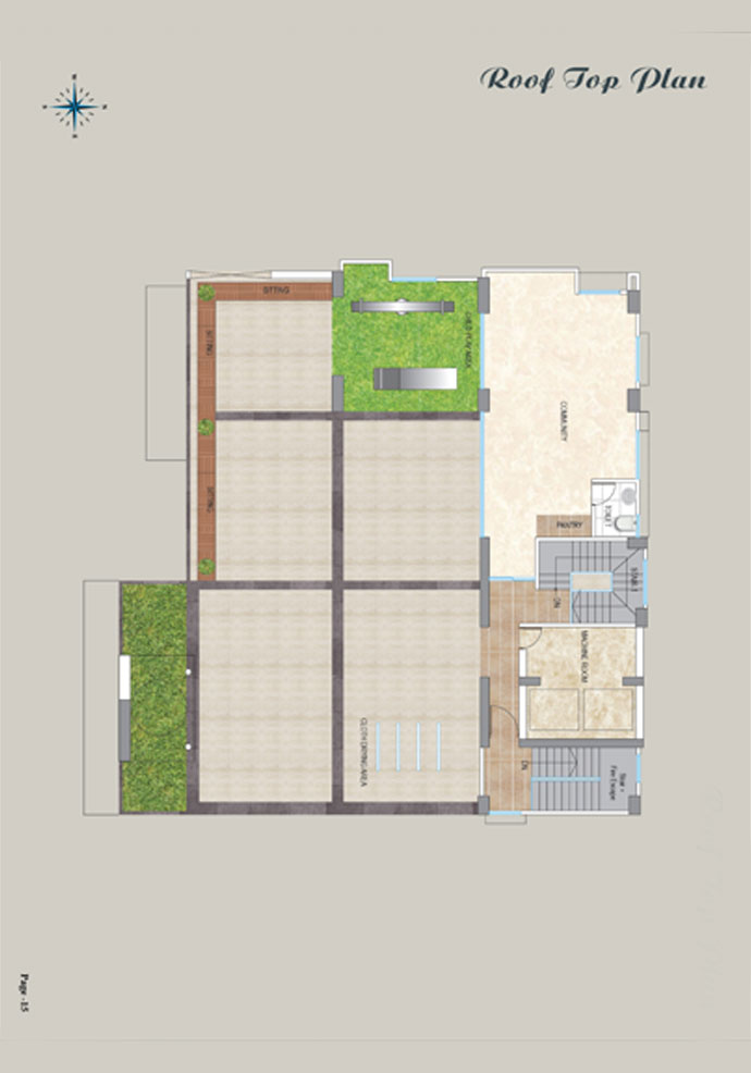 Assure Rimjhim Roof Top Floor Plan