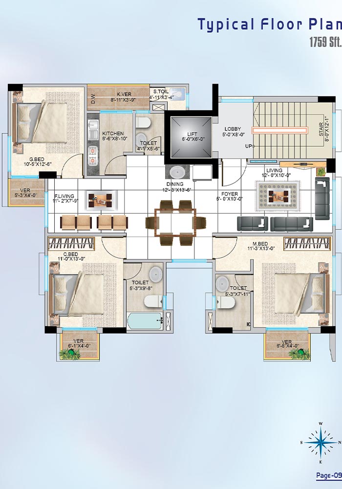 Assure Roselin Typical Floor Plan