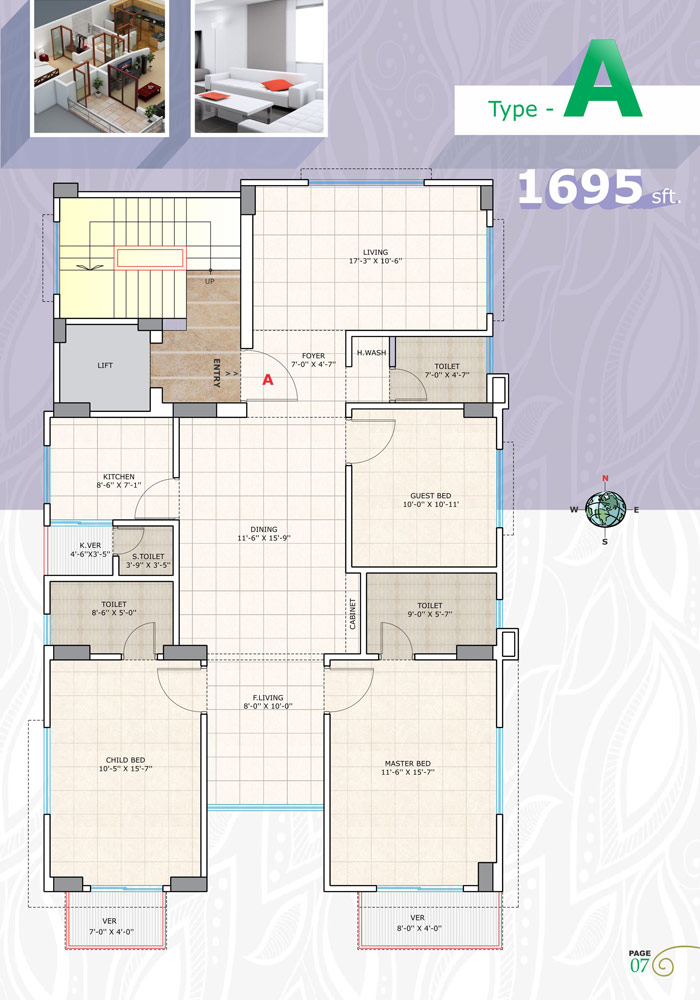 Assure Royal Bluebell Typical Floor Plan