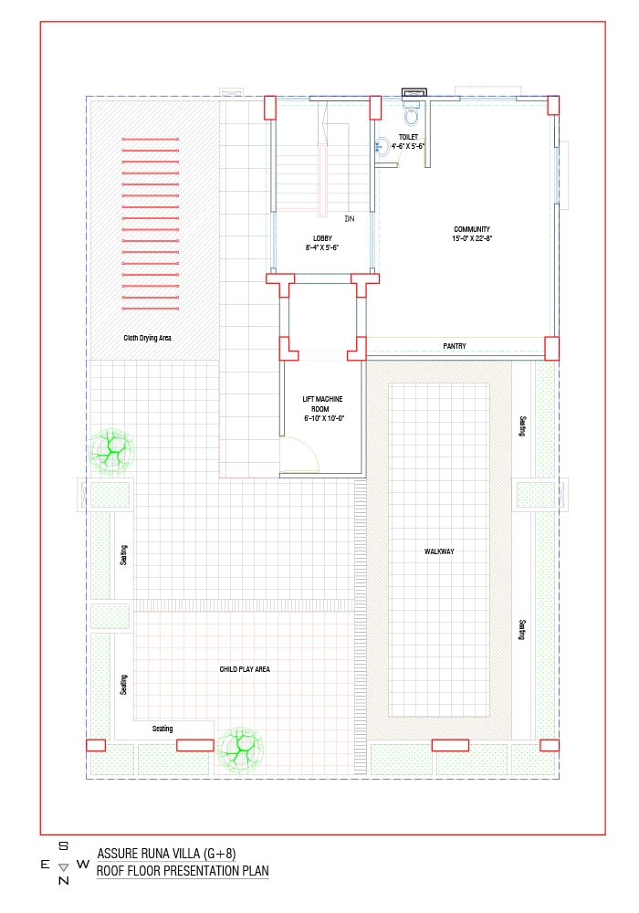 ASSURE Runa Villa Roof Floor Plan