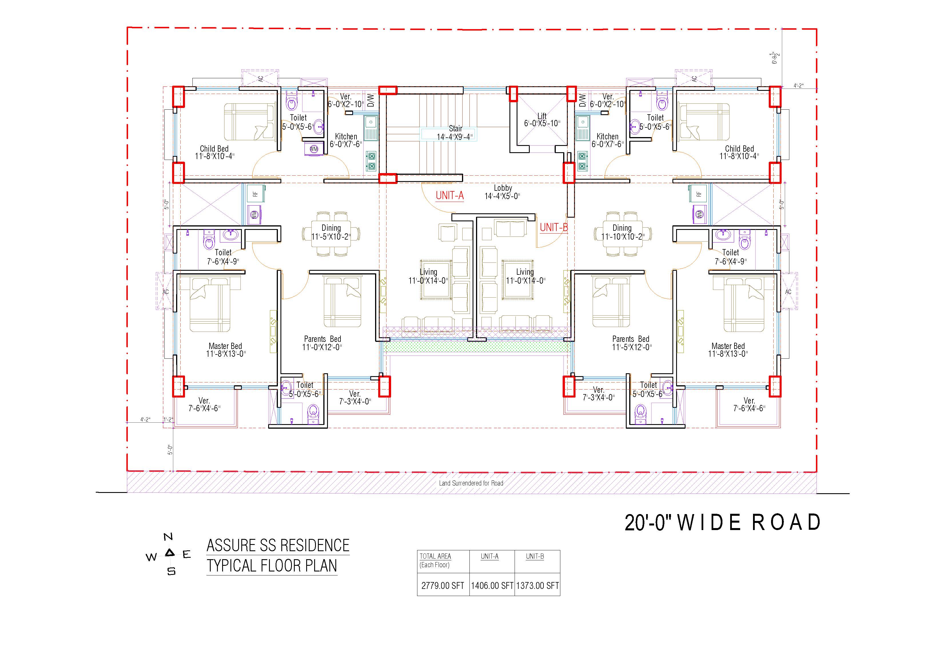 Assure SS Residence Typical Floor Plan