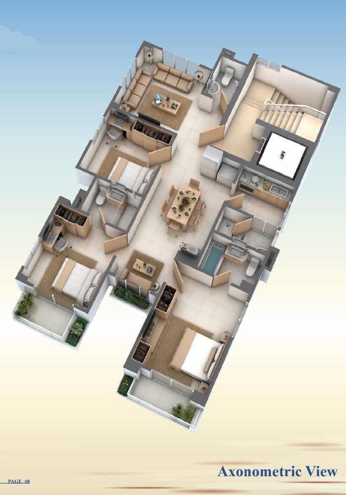 Assure Sea Shore Axonometric View