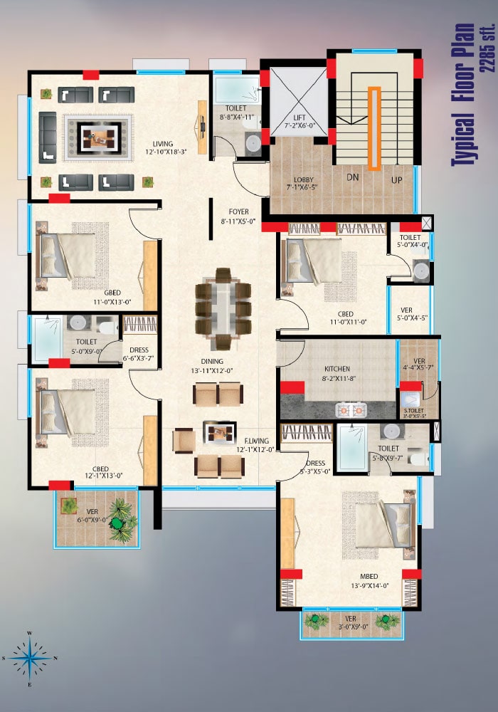 Assure Shawpnaloy Conceptual Furniture Layout