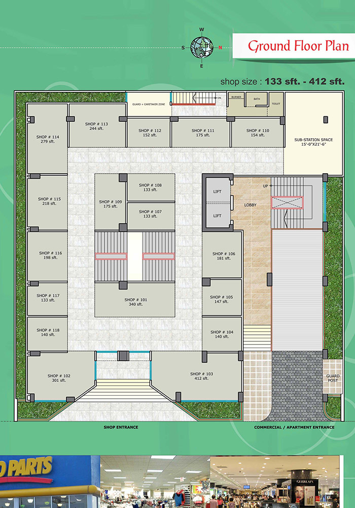 Assure Sheikh Tower Ground Floor Plan