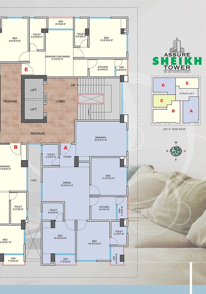 Assure Sheikh Tower Typical Floor Plan