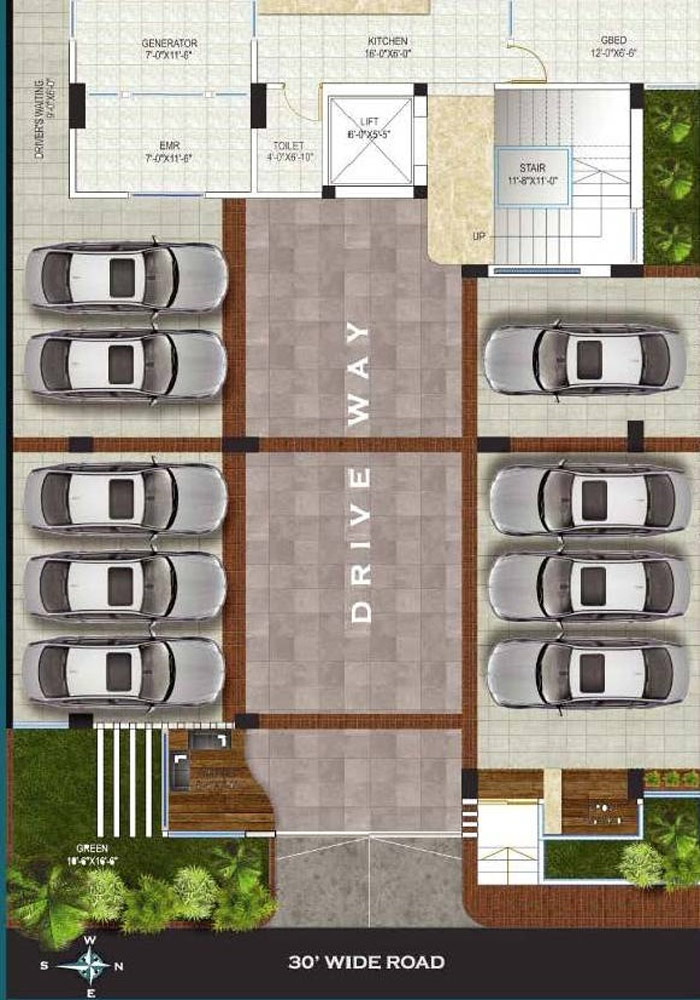 Assure Shemontee Ground Floor Plan