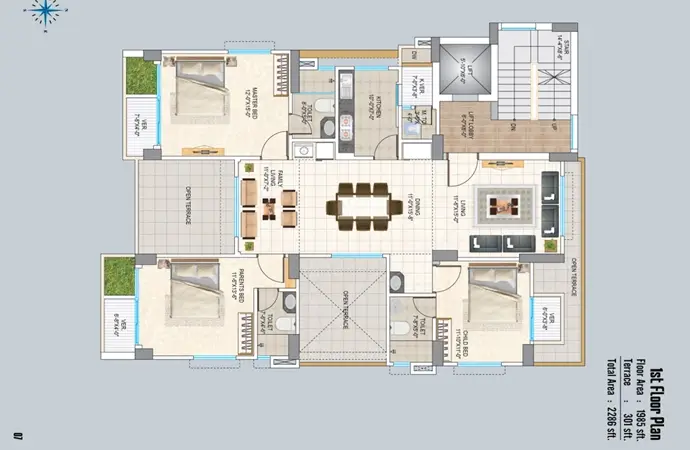 Assure Shetara 1st Floor Plan