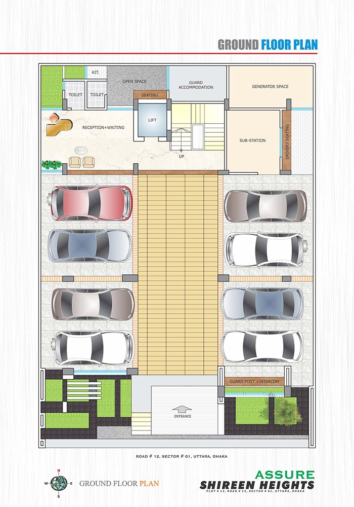 Assure Shireen Heights Ground Floor Plan