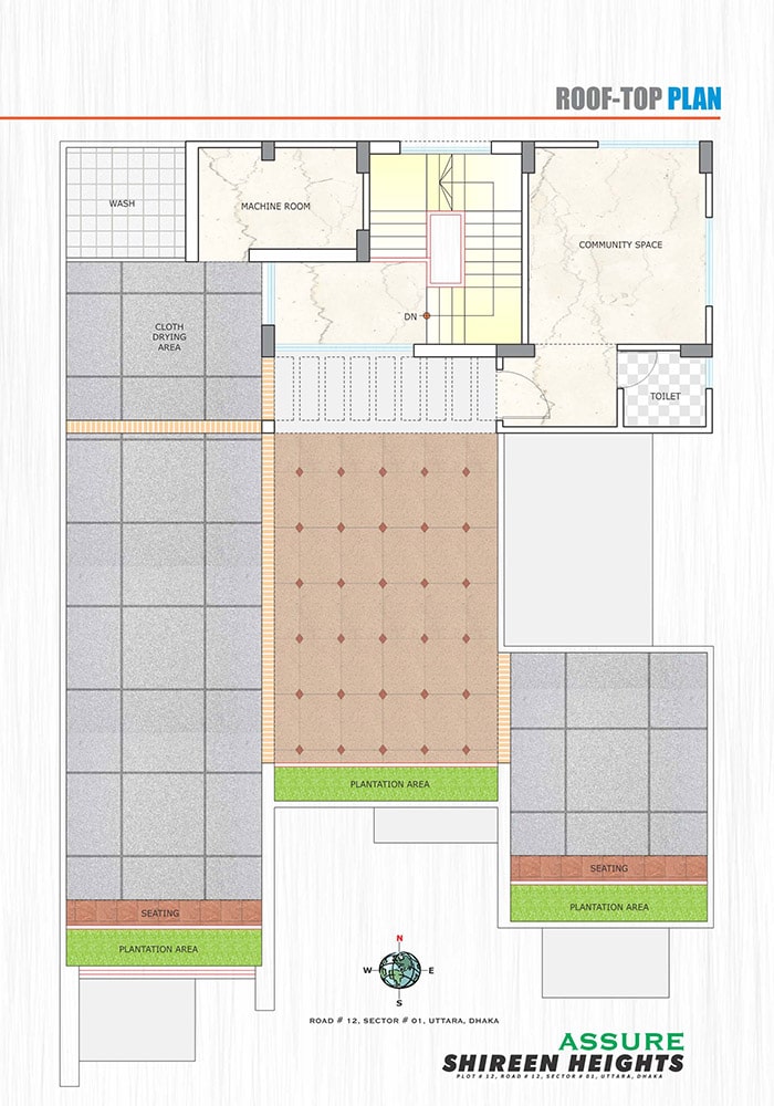 Assure Shireen Heights Roof Top Plan