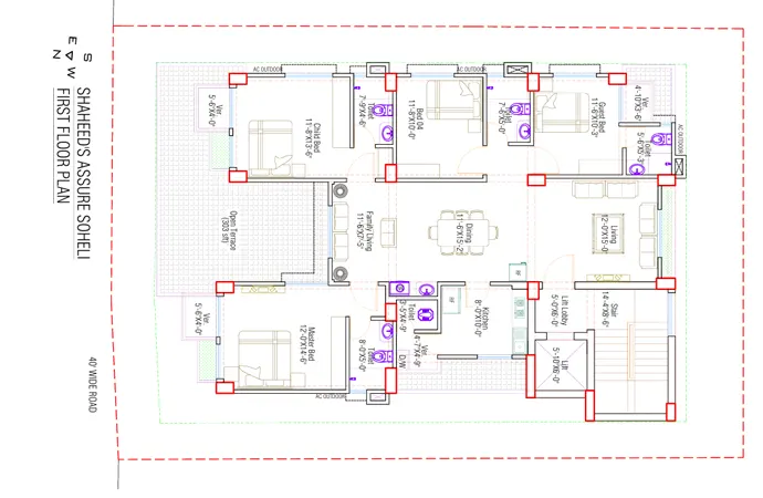 Assure Soheli 1st Floor Plan