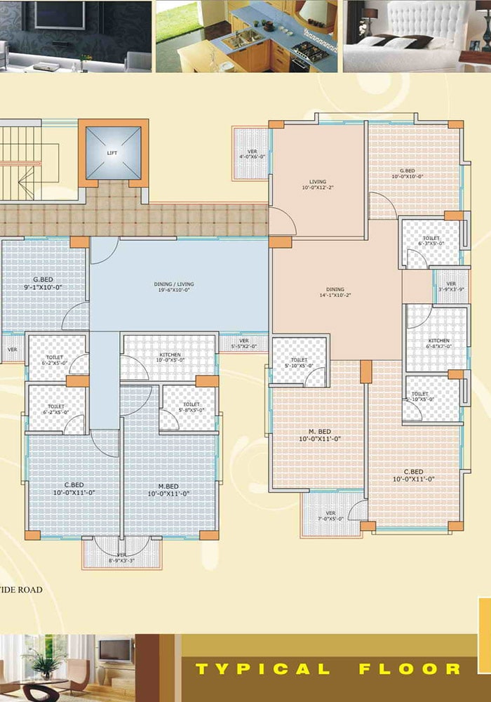 Assure Sultanas Dream Typical Floor Plan