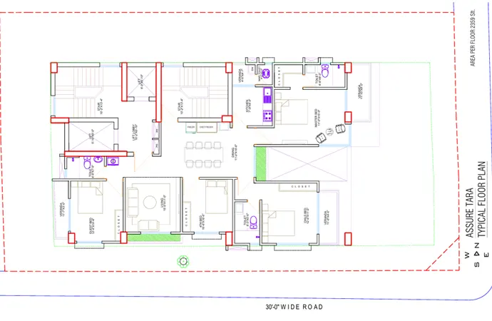 Assure Tara Typical Floor Plan