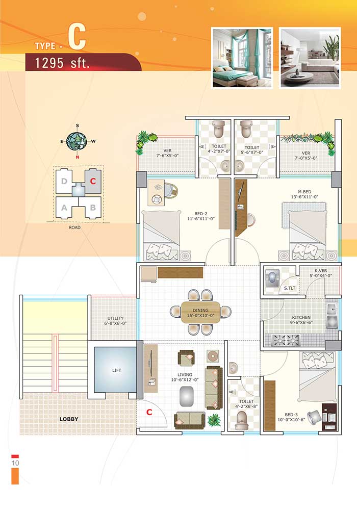 Assure Tilottoma Typical Floor Plan Type-C