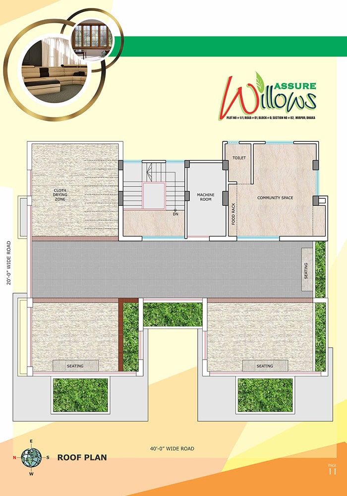 Assure Willows Roof Top Floorplan