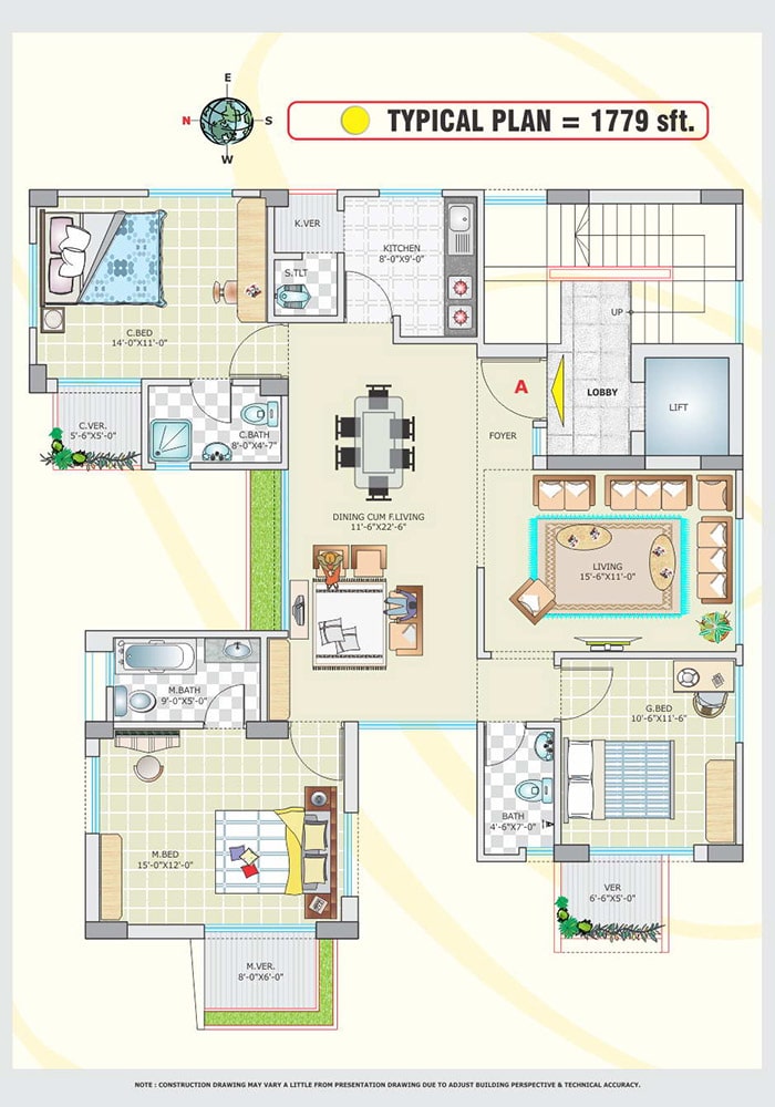 Assure Zafars Villa Typical Floor Plan