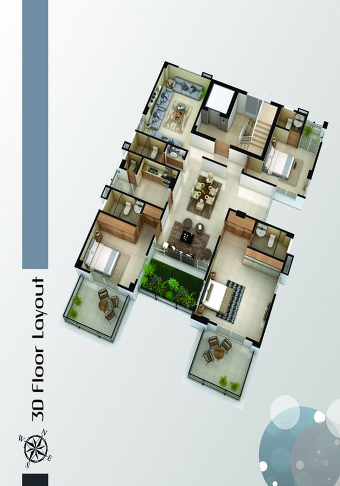 Firoza Assure Shoronika 3D Floor Layout