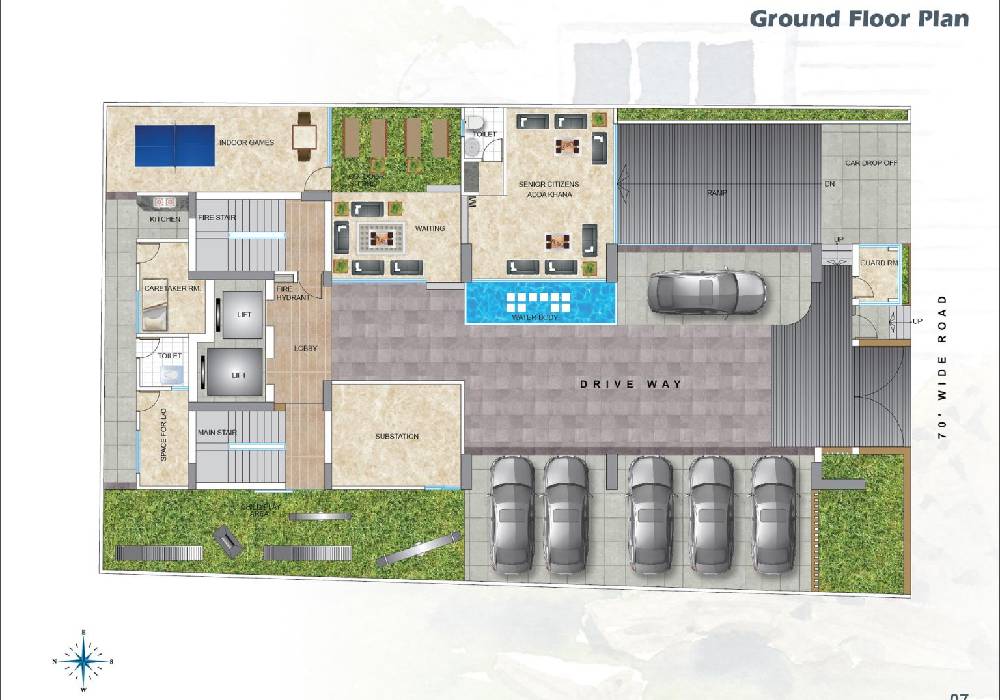 Assure Swapno Ground Nibash Floor Plan