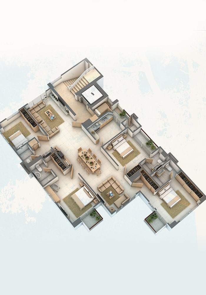 Hossains Assure Chayabithy Axonometric View