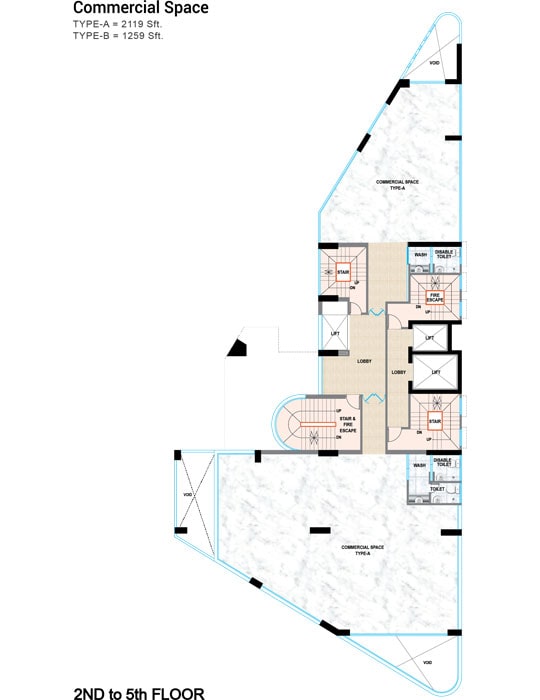 KTH Assure Height's Commercial Space 2nd to 5th Floor