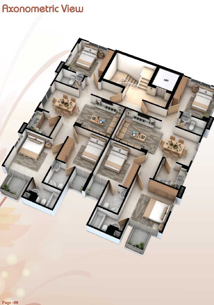 Nargis Assure Flora Axonometric View