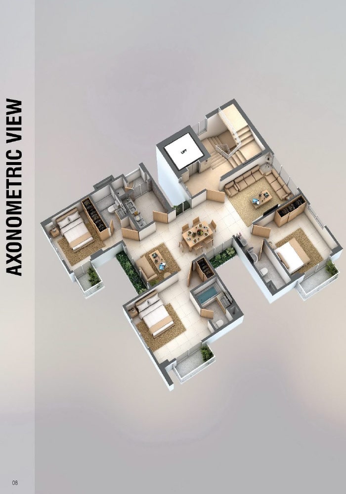 Nazmul Assure Rose Point Axonometric View