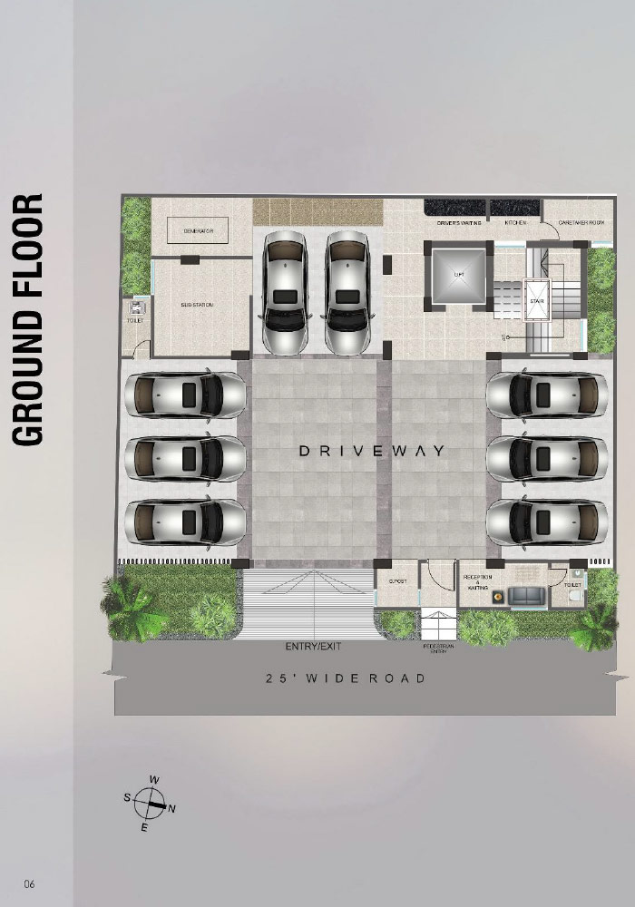 Nazmul Assure Rose Point Ground Floor Plan