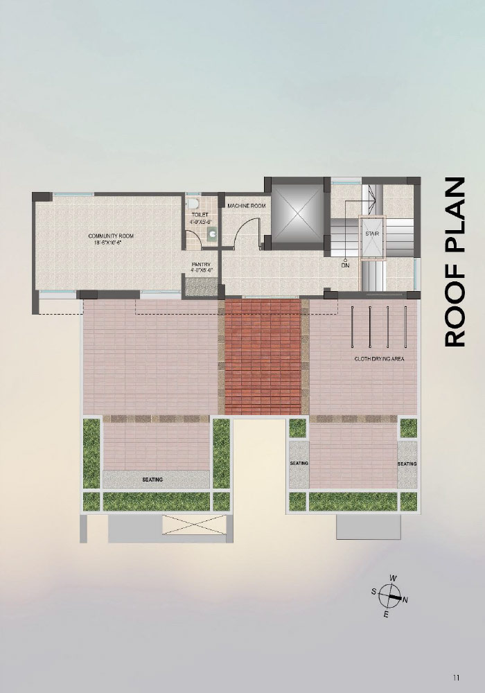 Nazmul Assure Rose Point Roof Top Floorplan