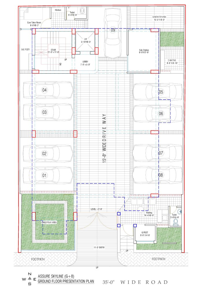 Roquia Assure Skyline Ground Floor Plan