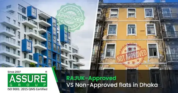 RAJUK-approved vs non-approved flats
